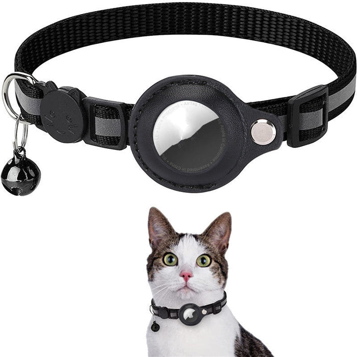 Reflective Collar with Air Tag Holder