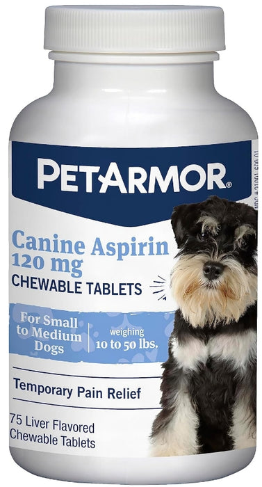 PetArmor Canine Asprin Chewable Tablets for Large Dogs