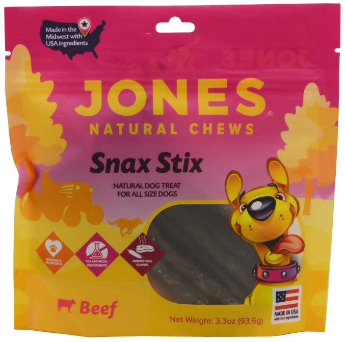 Jones Naturals Beef Sausage Sticks 5 Inch Dog Treat