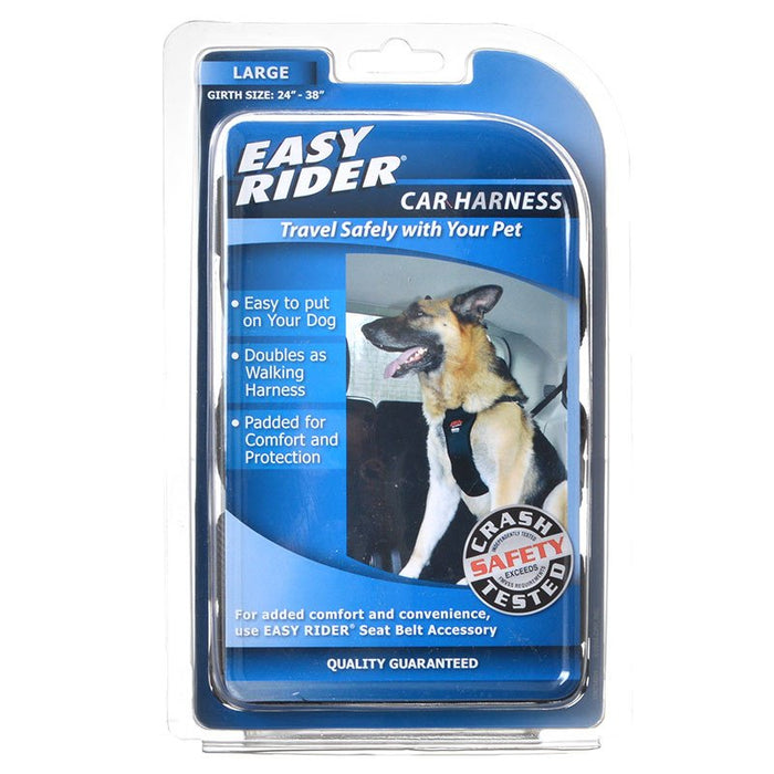 Coastal Pet Easy Rider Car Harness for Dogs Black