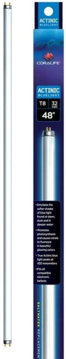 Aqueon Actinic Blue Light T8 Fluorescent Lamp