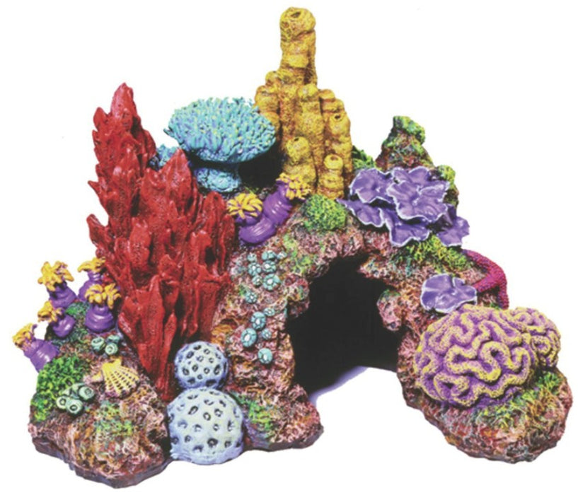 Blue Ribbon Pet Exotic Environments Caribbean Living Reef Aquarium Ornament