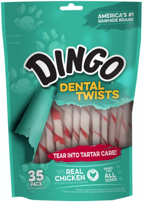 Dingo Dental Twists with Real Chicken