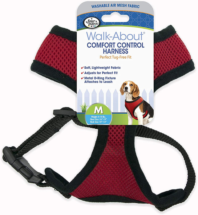 Four Paws Comfort Control Harness Red