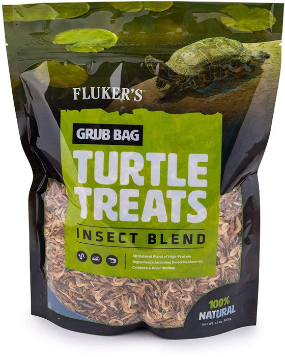 Flukers Grub Bag Turtle Treat Insect Blend