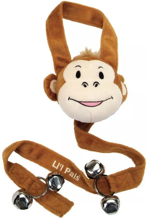 Lil Pals Potty Training Bells for Dogs Monkey