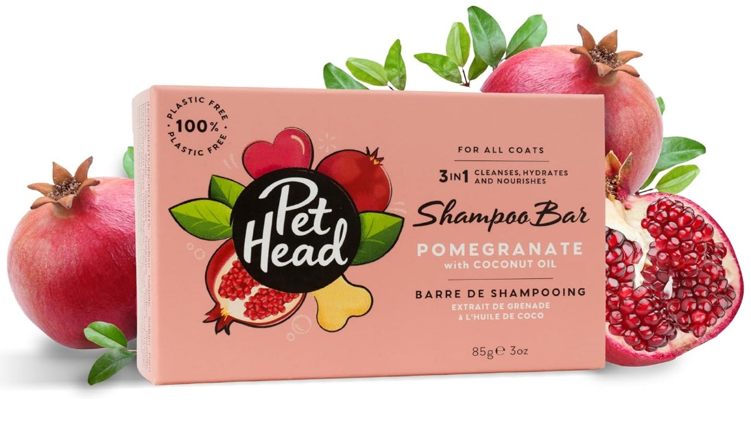 Pet Head Pomegranate Shampoo Bar for Dogs