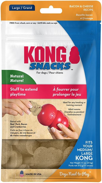 KONG Snacks for Dogs Bacon and Cheese Recipe Large