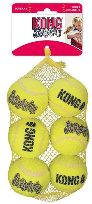 KONG Air Dog Squeaker Tennis Balls Medium Dog Toy