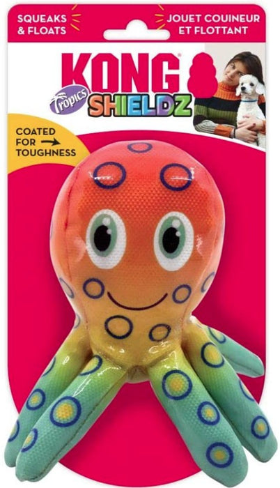 KONG Shieldz Tropics Octopus Dog Toy Medium