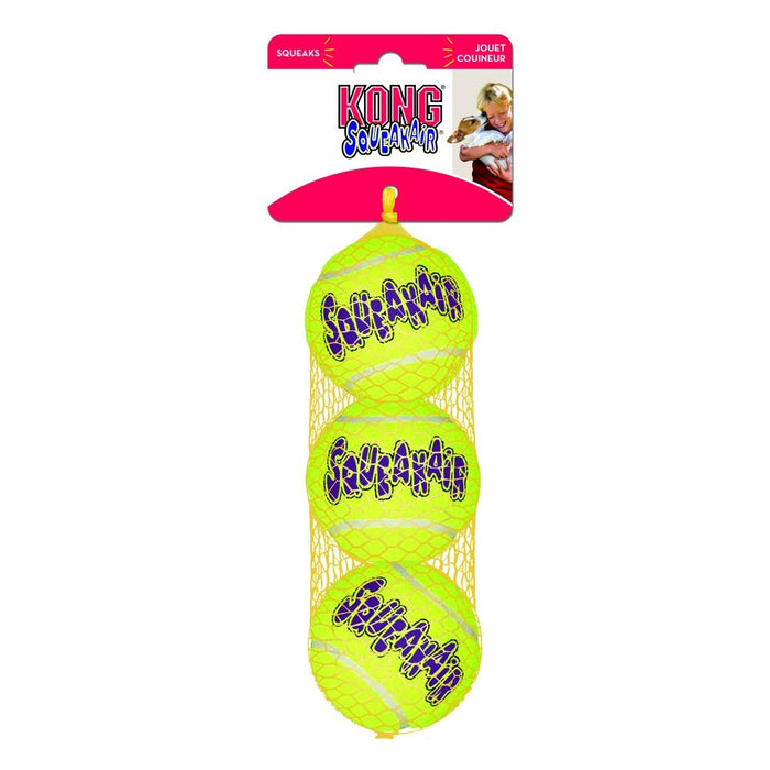 KONG Air Dog Squeaker Tennis Balls Small Dog Toy