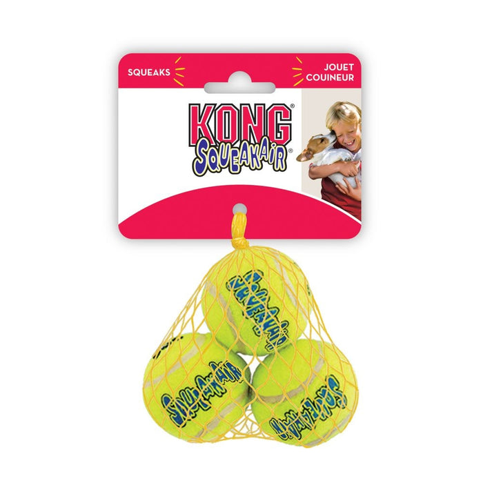 KONG Air Dog Squeaker Tennis Balls X-Small Dog Toy