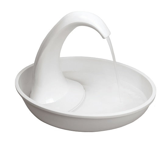 Pioneer Pet Swan Drinking Fountain Plastic