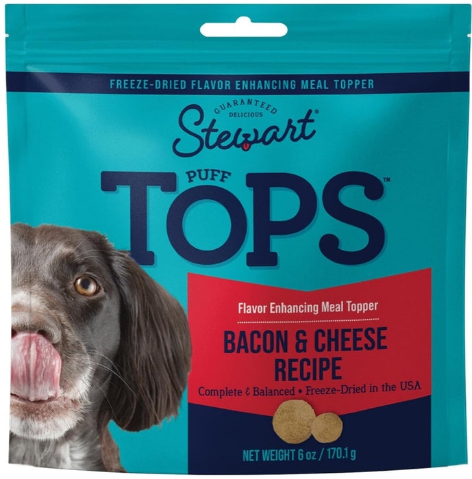 Stewart PuffTops Freeze Dried Bacon and Cheese Food Topper