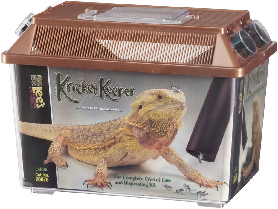 Lees Kricket Keeper Complete Cricket Care and Dispensing Kit for Reptiles