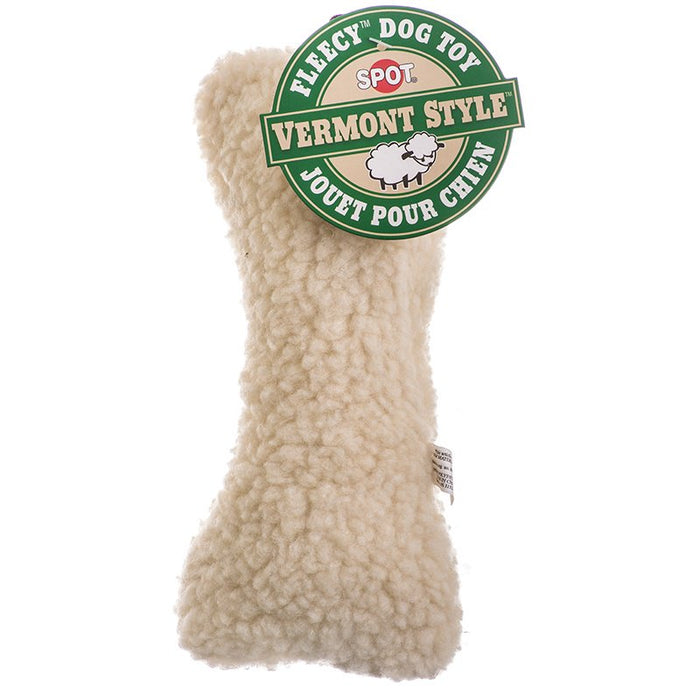 Spot Vermont Style Fleecy Dog Toy Bone
