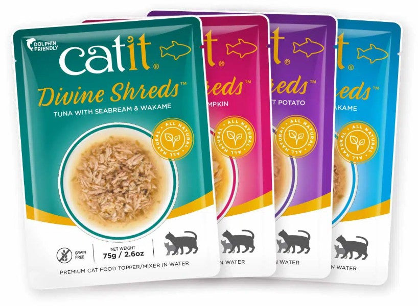 Catit Divine Shreds Tuna Variety Pack