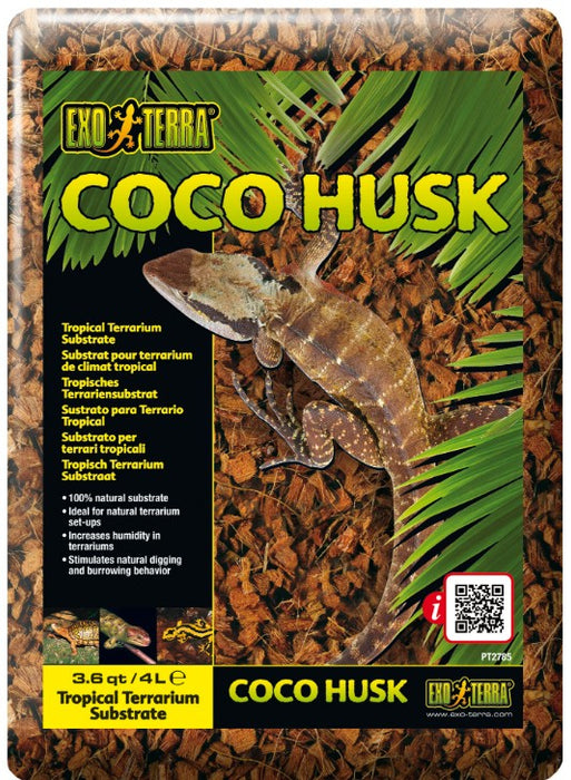 Exo Terra Coco Husk Coconut Fiber Bedding for Reptile Terrariums