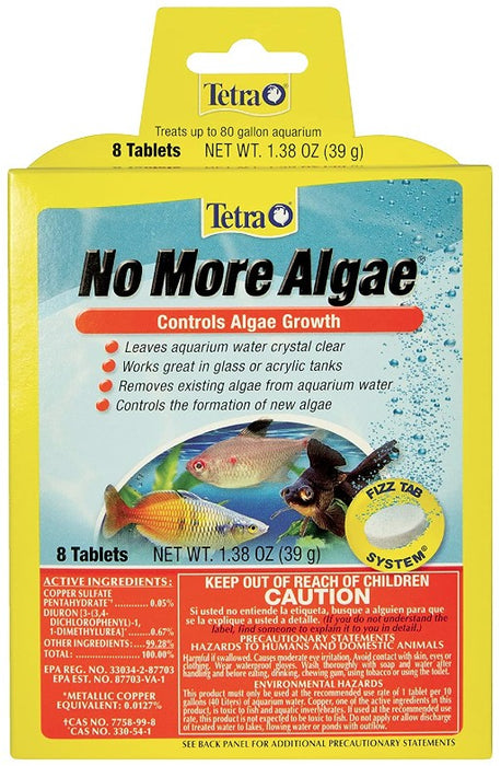 Tetra No More Algae Controls Algae Growth in Aquariums