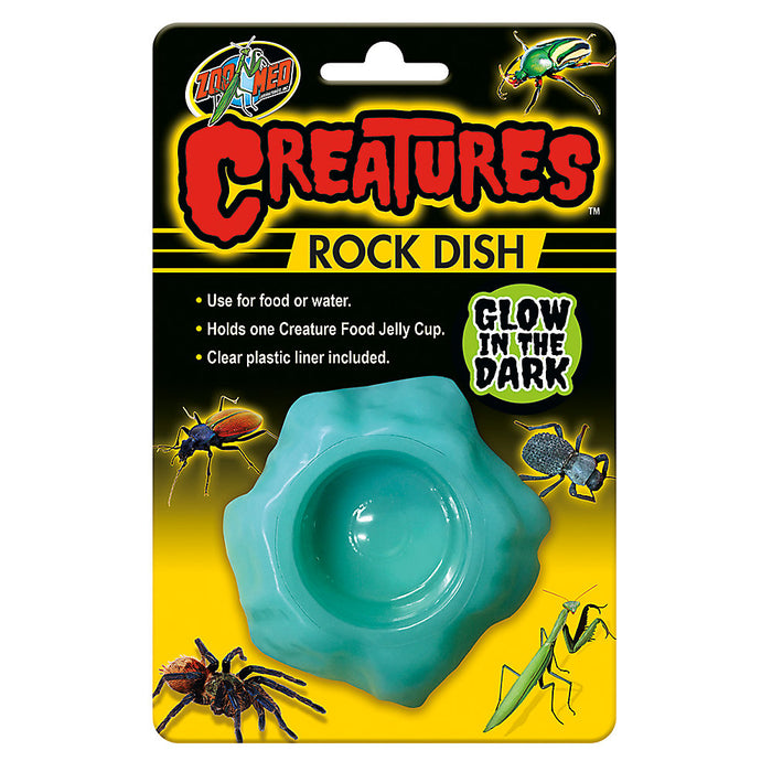 Zoo Med Creatures Rock Dish for Food or Water