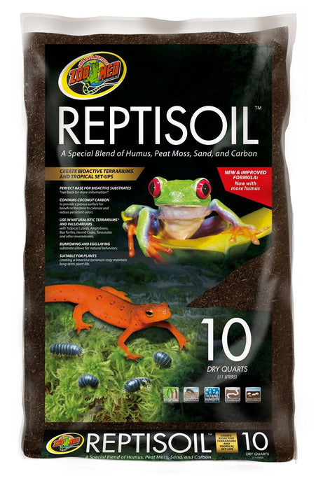 Zoo Med Reptisoil a Special Blend of Peat Moss, Soil, Sand, and Carbon for Reptiles