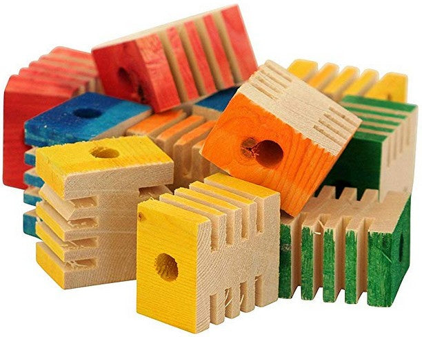 Zoo-Max Groovy Pieces 1" Blocks Bird Toy